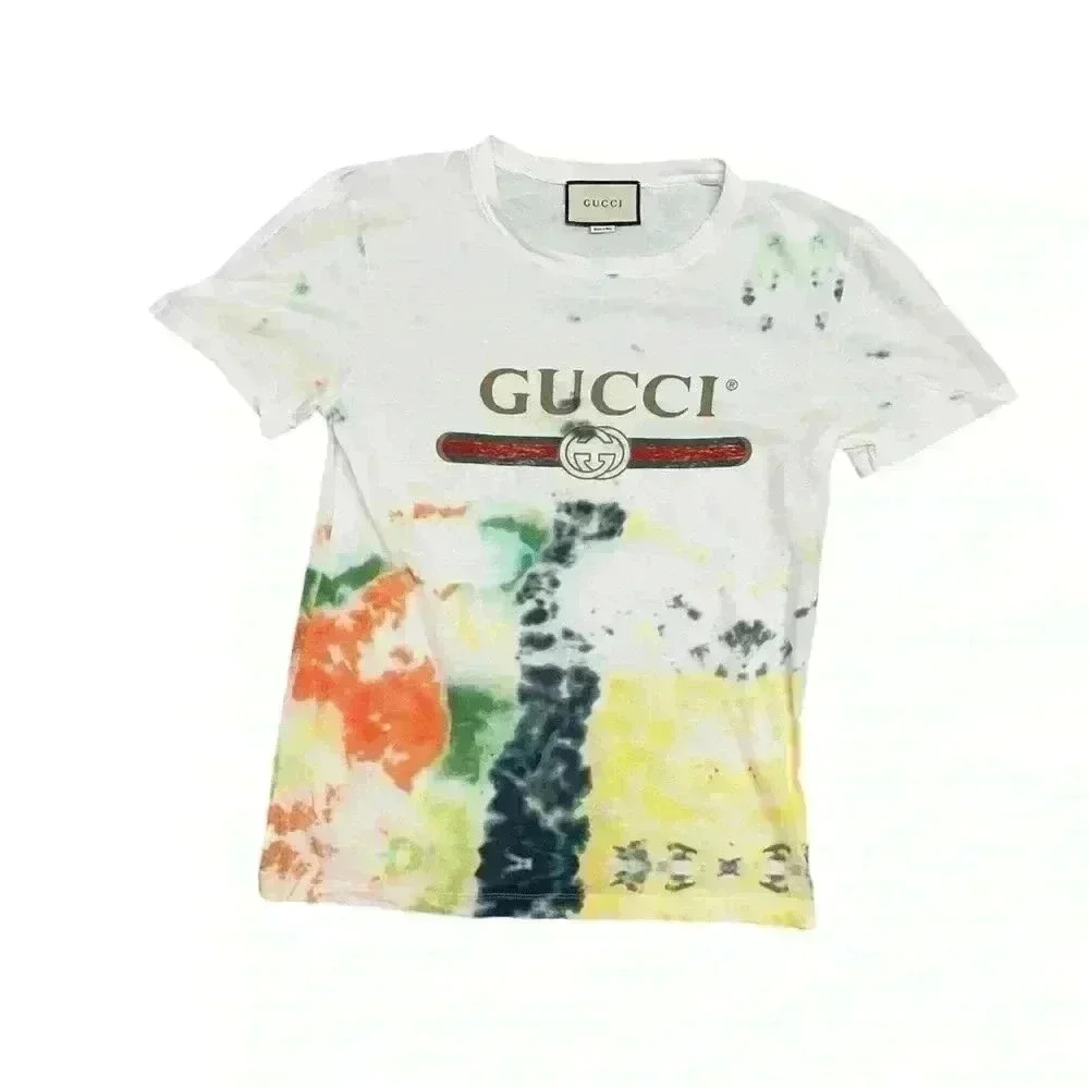 Gucci Tie-Dye Logo T-Shirt - Made in  Italy